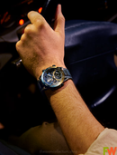 CWS-2101125-FC Honda Blue Bluetooth Solar Watch.