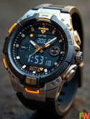 RX1-210011 Solar Anthos Analog-Digital Men's Watch.