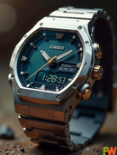 EWS-21011-YR Bluetooth Analog-Digital Black Silver.