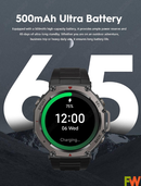 GPS Smartwatch AMOLED Display (Black)