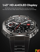GPS Smartwatch AMOLED Display (Black)