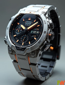 CWS-110211-YR Most Selling Black Silver Men's Watch.